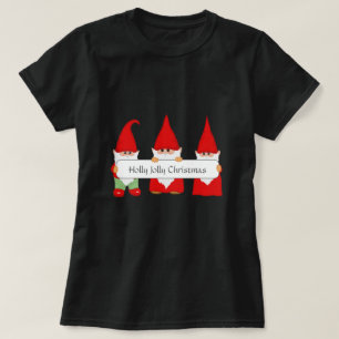 Camiseta Três Gnomos de Natal