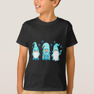 Camiseta Três Gnomos Feliz Feliz Pi-Day Número de Matemátic