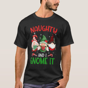 Camiseta Três Gnomos Malvados E Eu Gnomo, É A Noite De Nata