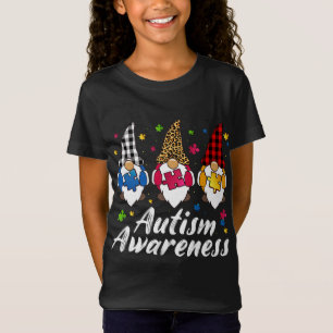 Camiseta Três Gnomos segurando a Xadrez-leopardo Quebra-cab