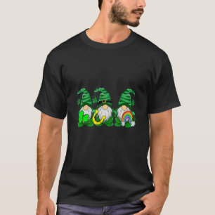 Camiseta Três Gnomos Shamrock Lepard Xadrez Saint Patrick