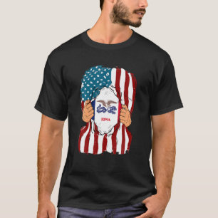 Camiseta Três Hippie Gnomos Tie Dye Retro Vintage Hat Peac