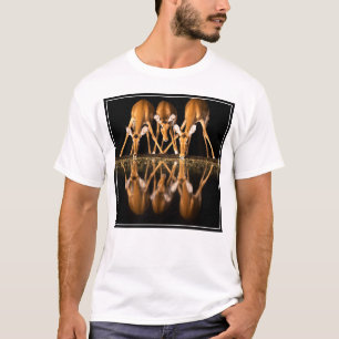 Camiseta Três impalas bebem juntos à noite