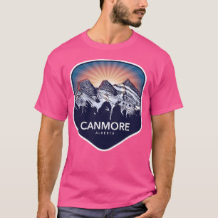 Camiseta Três Irmãs Montanhas Canmore Alberta Canadá