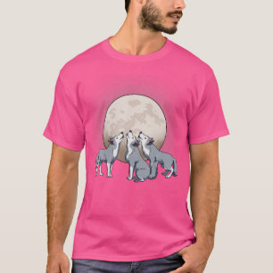 Camiseta Três Lobos Givendo Na Lua