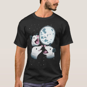 Camiseta Três Lua Opposum 3 Possum Howling Na Lua M