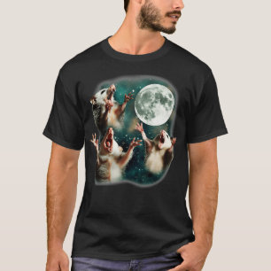 Camiseta Três Lua Possum 3 Ogambm Meme Maldito