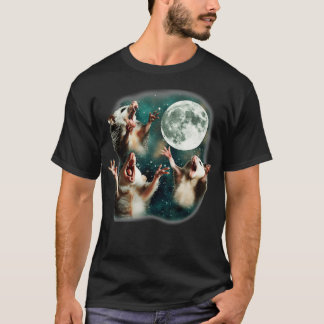 Camiseta Três Lua Possum 3 Ogambm Meme Maldito