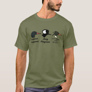 Camiseta Três Mergansers - Duck Hunting Mato Patos