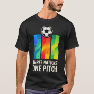 Camiseta Três Nações Um Campo de Futebol