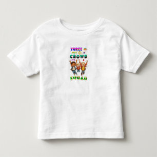 Camiseta Três Não É Uma Multidão É Uma Equipe