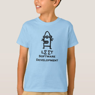 Camiseta Três olhos Bot deixa o desenvolvimento de software