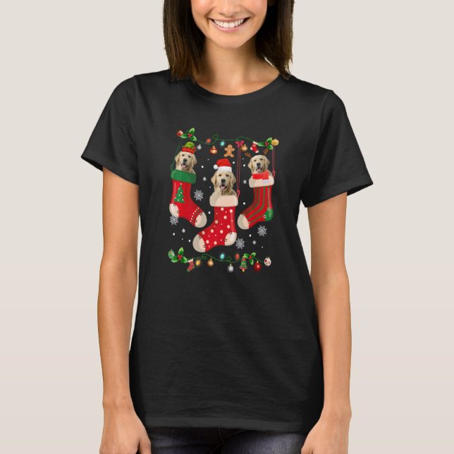 Camiseta Três Ouros Retriever Em Papais noeis De Natal X m (Frente)