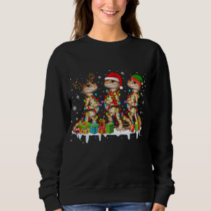 Camiseta Três Papais noeis Reindeer Elf Beared Dragon Natal
