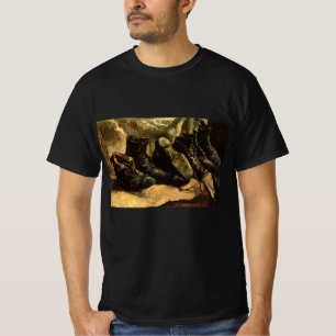 Camiseta Três Pares de Sapatos por Vincent van Gogh