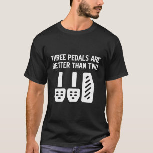 Camiseta Três Pedais São Melhores Que Dois Transmissores Ma