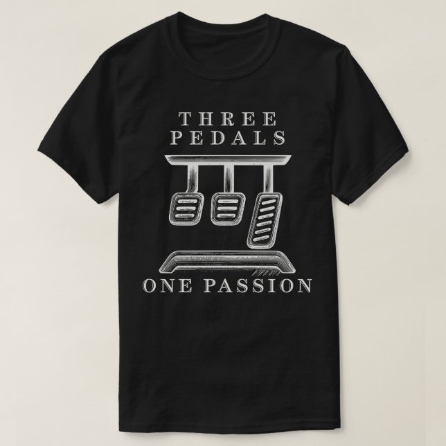 Camiseta Três Pedais Uma Paixão (Frente do Design)