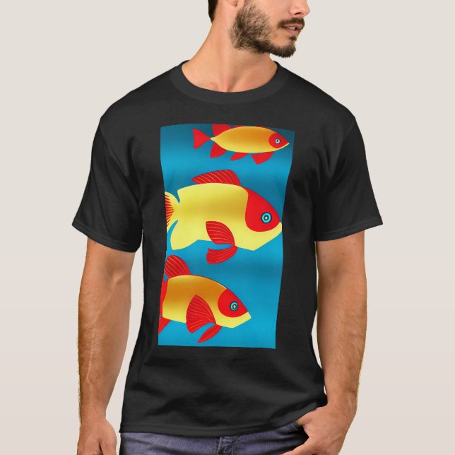 Camiseta três peixes (Frente)