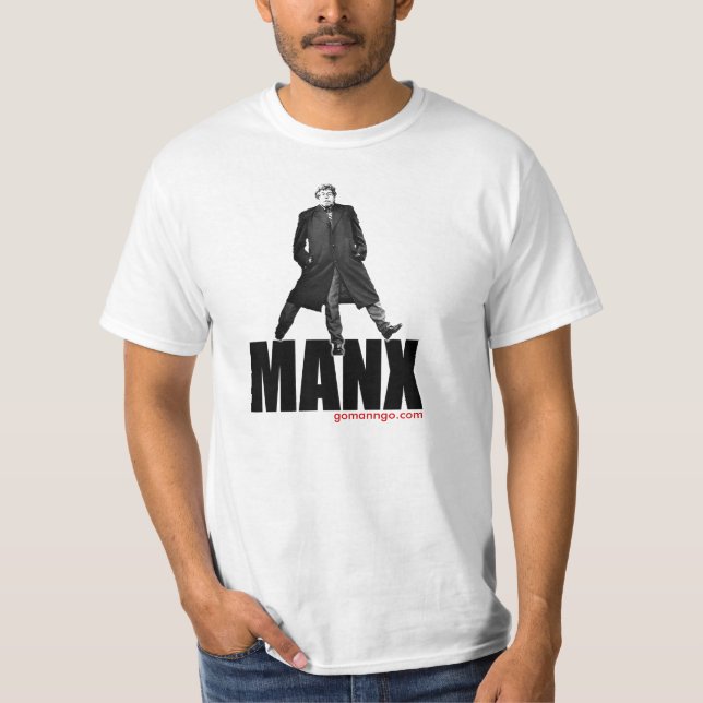 Camiseta Três pés = Manx (Frente)