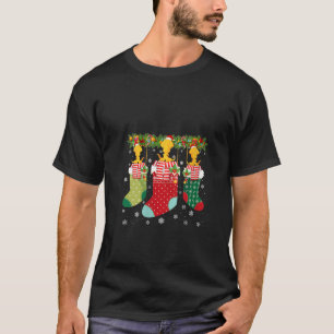 Camiseta Três polvos em Meias Engraçado Suor de Natal Feio
