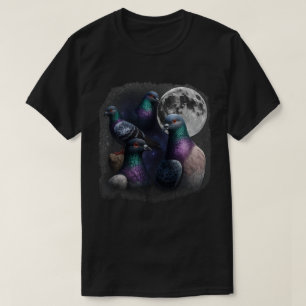 Camiseta Três Pombos Retro Vintage Pombo da Lua