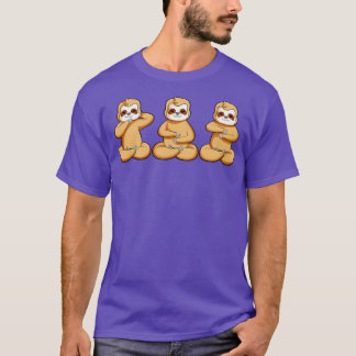 Camiseta Três preguiças em reiki