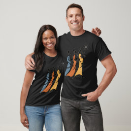 Camiseta Três Reis Magos Minimalistas