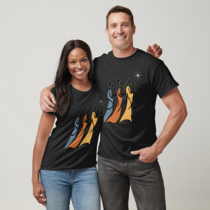 Camiseta Três Reis Magos Minimalistas