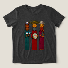 Camiseta Três Reis Magos Porto-Riquenhos com Parranda Music