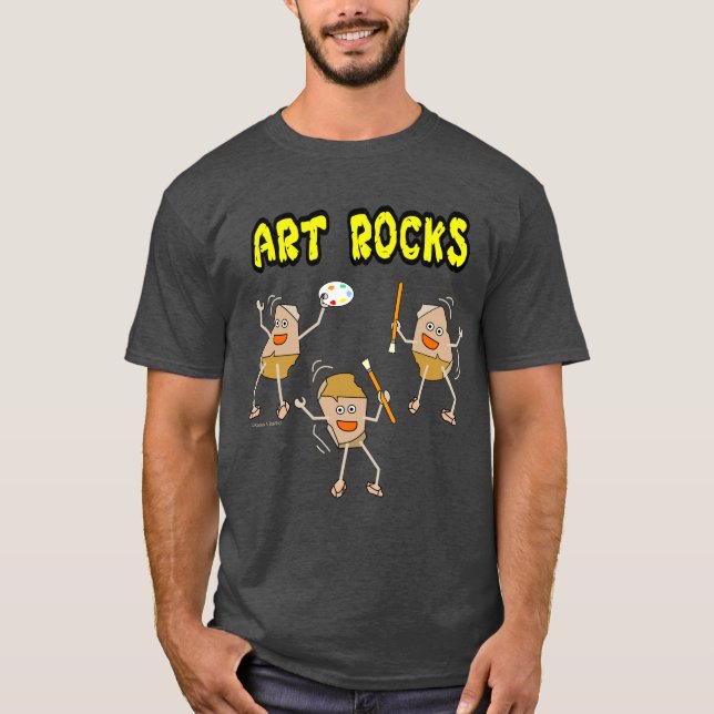 Camiseta Três Rochas de Arte (Frente)