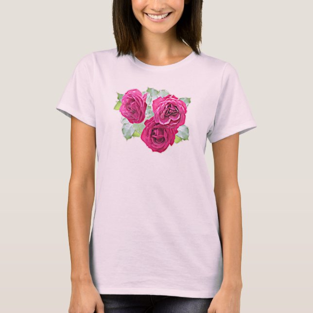 Camiseta Três Rosas Bonito (Frente)