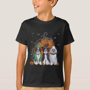 Camiseta Três Santos Bernard Rua. Bernard Dog Halloween Gho