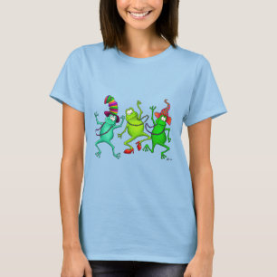 Camiseta Três sapos de dança