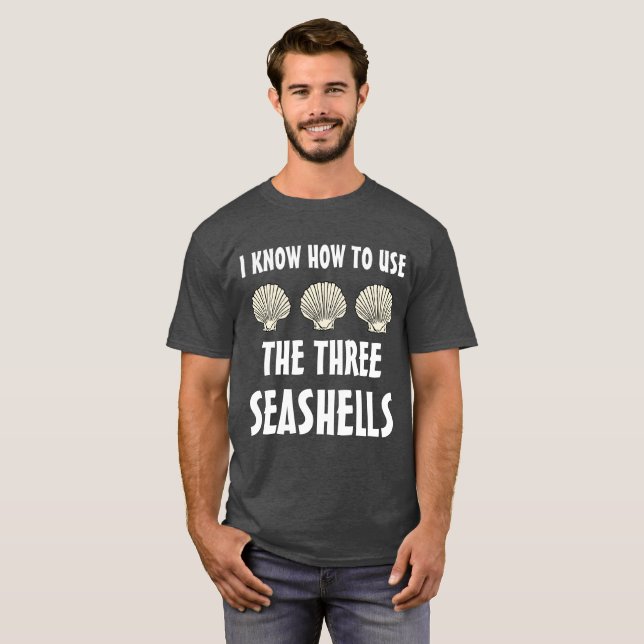 Camiseta Três Seashells Meme (Frente Completa)