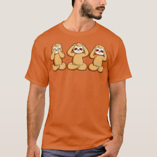 Camiseta Três vezes a preguiça no reiki