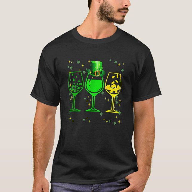 Camiseta Três Vinhos C Shamrock Rua Patrick Day Iris (Frente)