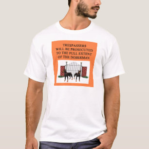 Camiseta trespasser do doberman