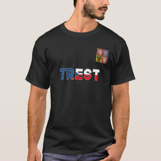 Camiseta Trest República Checa Sinalizador Cardíaco Casaco 