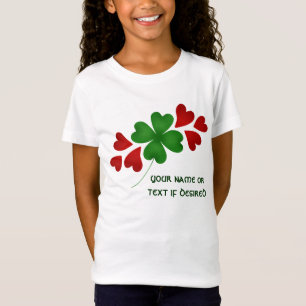 Camiseta Trevo com miúdos dos corações
