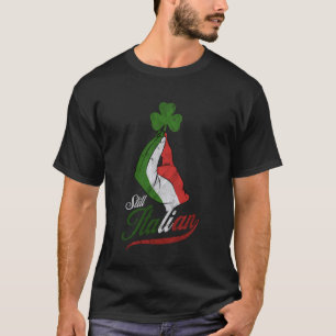 Camiseta Trevo da Mão de São Patrício Irlandês Engraçado
