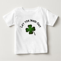 Trevo de Quatro Folhas Deixe os Irlandeses Sair em
