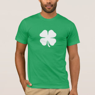 Camiseta Trevo de Quatro Folhas Sortudo Irlandês