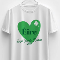 Trevo de Quatro Folhas Verde Coração Éire Irlanda 