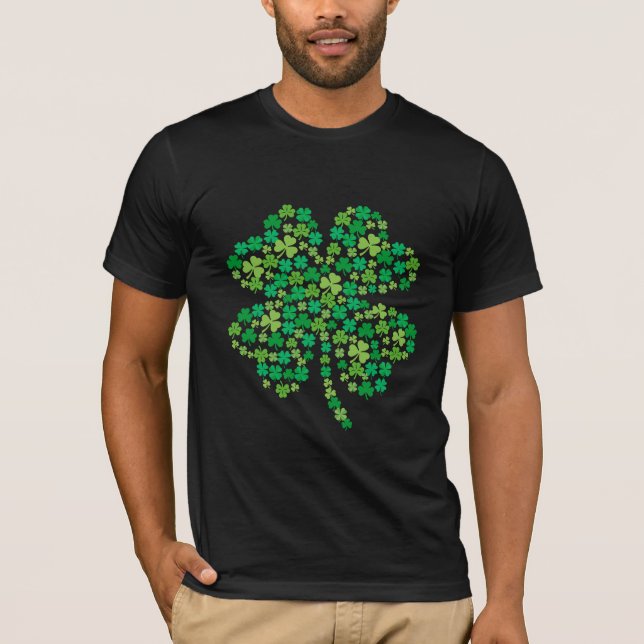 Camiseta Trevo do Dia de São Patrício (Frente)