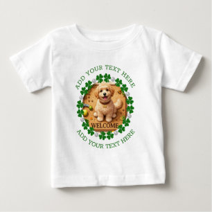 Camiseta Trevo do Dia de São Patrício Personalizado com Pér