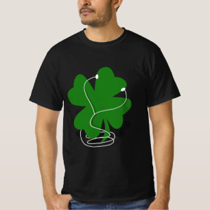 Camiseta Trevo do Dia de São Patrício - Trevo Irlandês