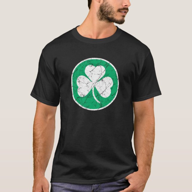 Camiseta Trevo Grunge (Frente)