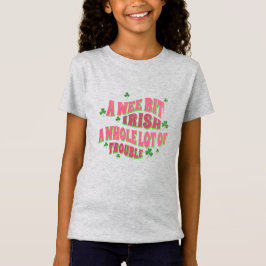 Camiseta Trevo Irlandês Bonito Dia de São Patrício
