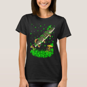 Camiseta Trevo Irlandês Leprechaun Lúcio Peixe Dia de São P