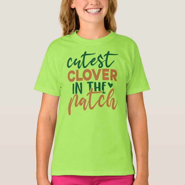 Camiseta Trevo Mais Fofo do Canto St Patrick's-60863 (Frente)